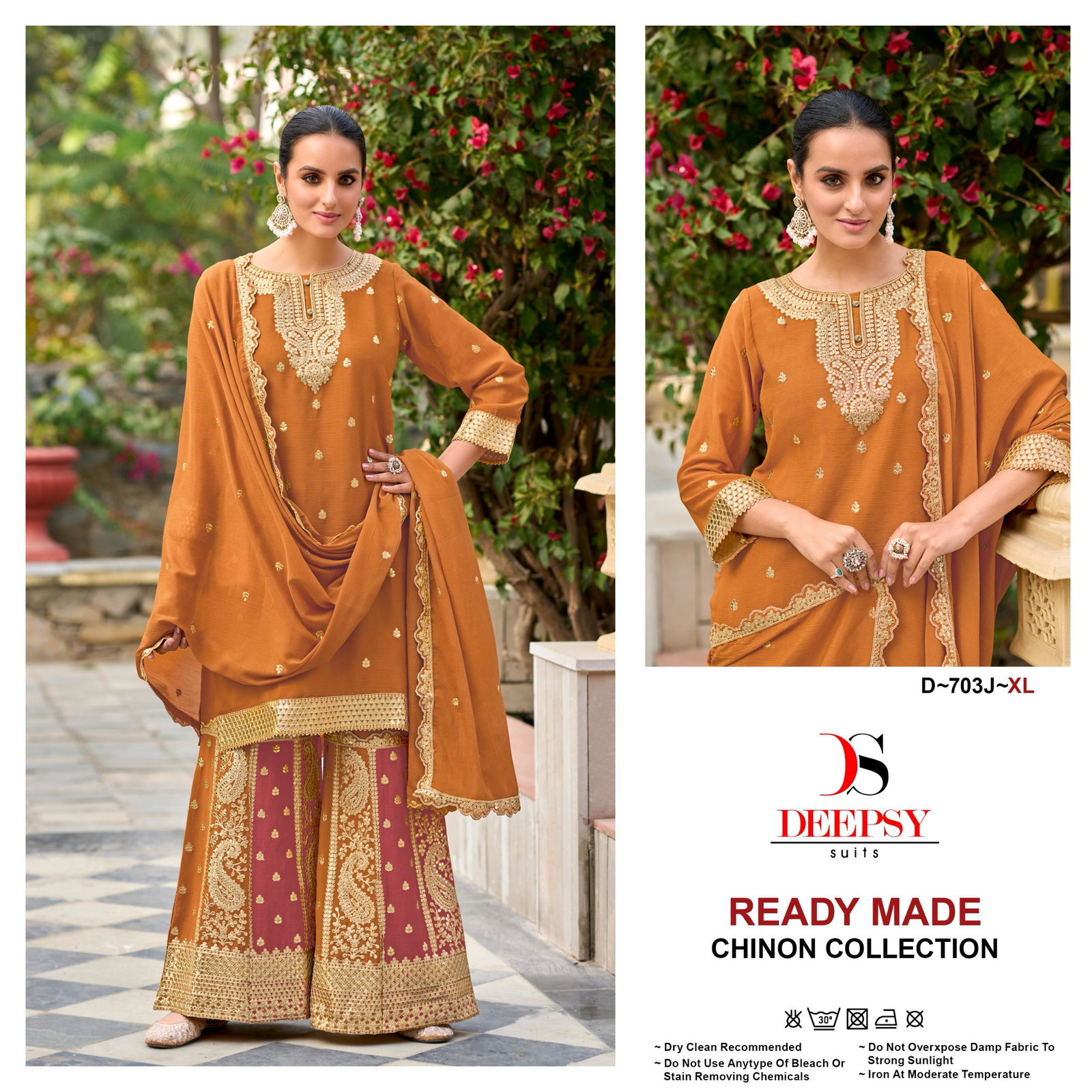 Deepsy D 703 H To K Chinon Pakistani Readymade Suits Suppliers In India